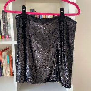Reformation Sequin Mini Skirt